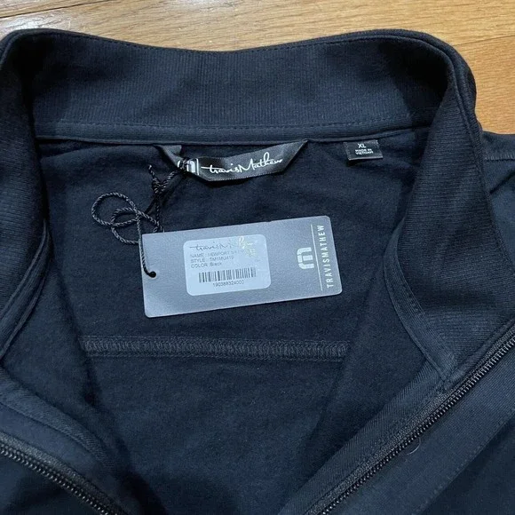 Travis Mathew Mens Newport 1/4 Zip Fleece Pullover Sweater Size XL NEW WITH TAGS - Picture 11 of 11